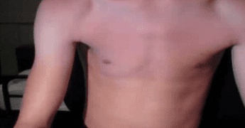 Teen lad strips and jerks off on Omegle